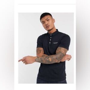 Men’s Armani Exchange Navy Polo Shirt